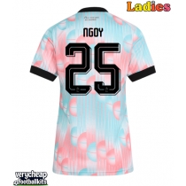 Belgium Nathan Ngoy #25 Replica Away Shirt Ladies World Cup 2026 Short Sleeve